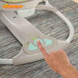 Детские электронные качели Bright Starts Taggies Swing N Go Portable Swing «Божья коровка»