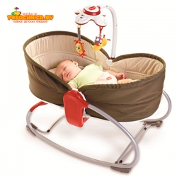 Кроватка-качалка 3 в 1 «Мамина любовь» Tiny Love